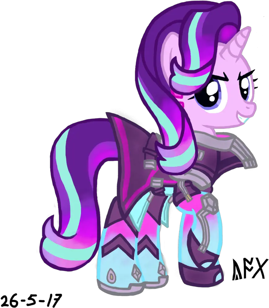  Shadowphoenix Crossover Overwatch Mlp Starlight Glimmer As Sombra Png Sombra Overwatch Png