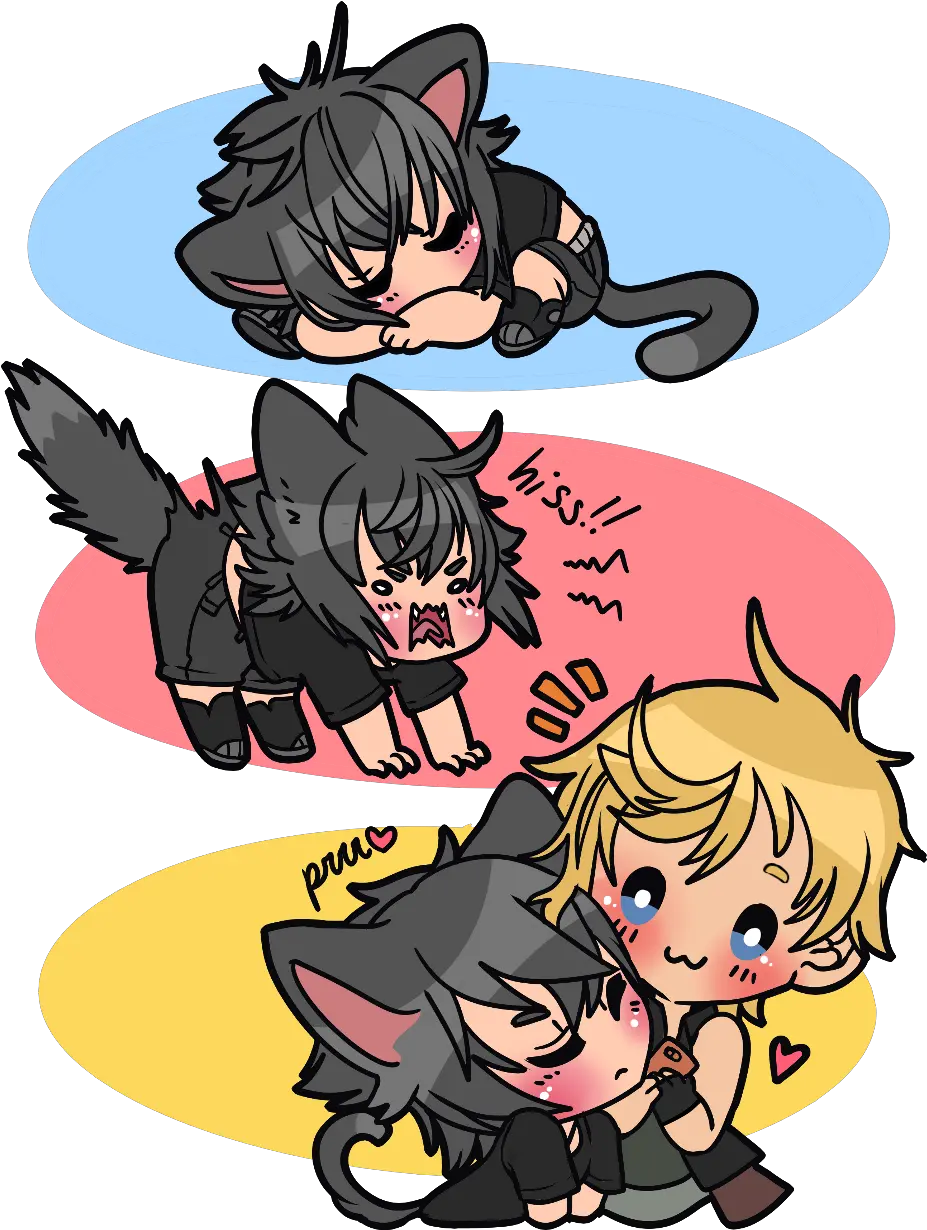  Download Noctis Lucis Caelum Black Kitty Cat Unlucky Kitten Noctis Lucis Caelum Evil Png Noctis Png