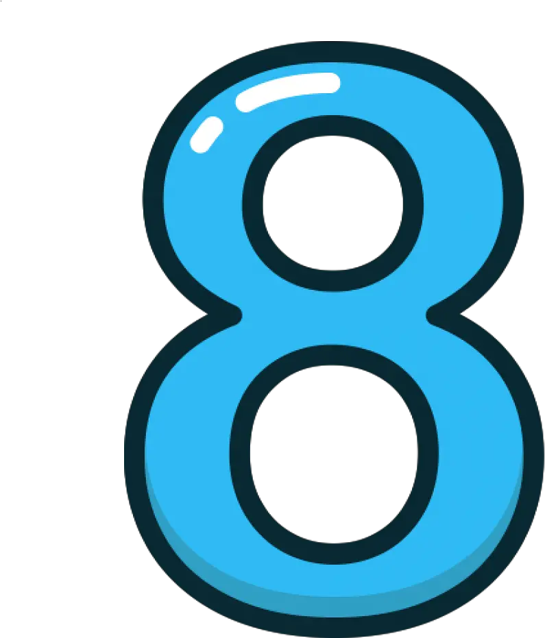  Numero Numero 9 En Azul Png 9 Png