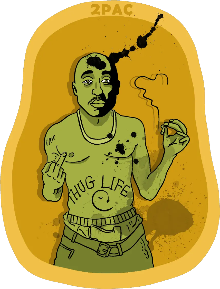  A Million Degrees Of Separation Png Tupac Transparent