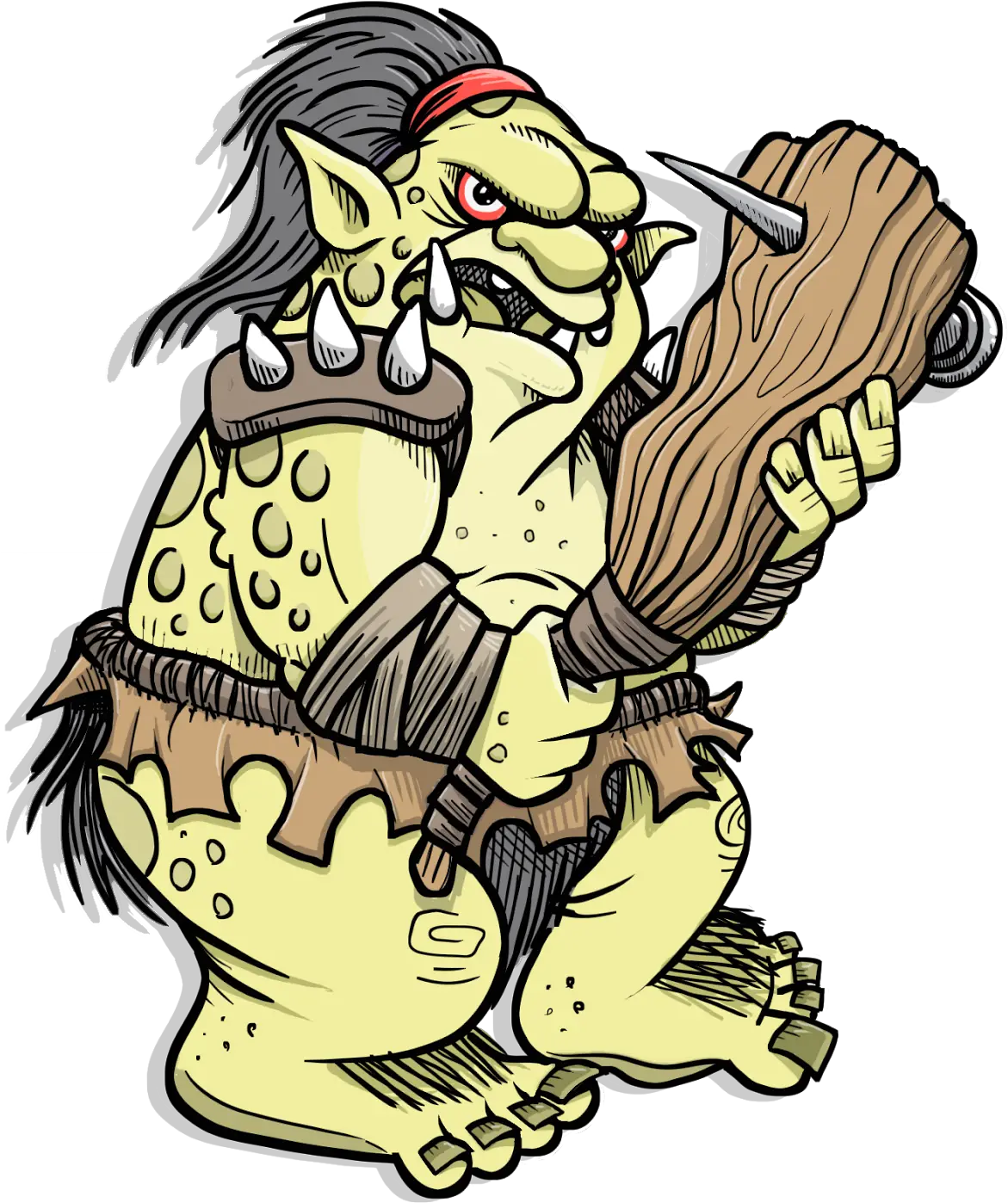  Orc Clipart Troll Bridge Revenge Of The Blood Thirsty Troll Png Cartoon Orc Png