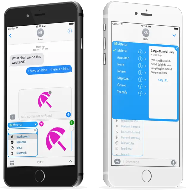  Immaterial Icon Font Stickers For Ios 10 Messages Chris Vertical Png Imessage Icon Transparent