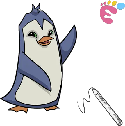  How To Draw A Penguin Easy Drawings Chibi Naruto Drawing Easy Png Facebook Icon Penguin