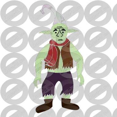  Goblin Stencil For Classroom Therapy Use Great Goblin Yoda Png Goblin Icon