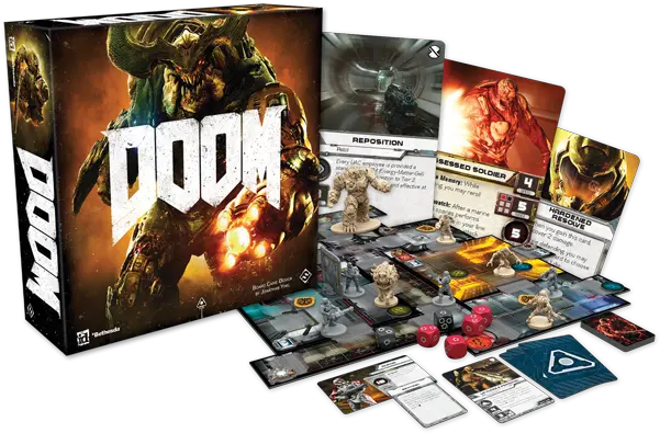  Doom Doom The Board Game Png Doom Logo Transparent