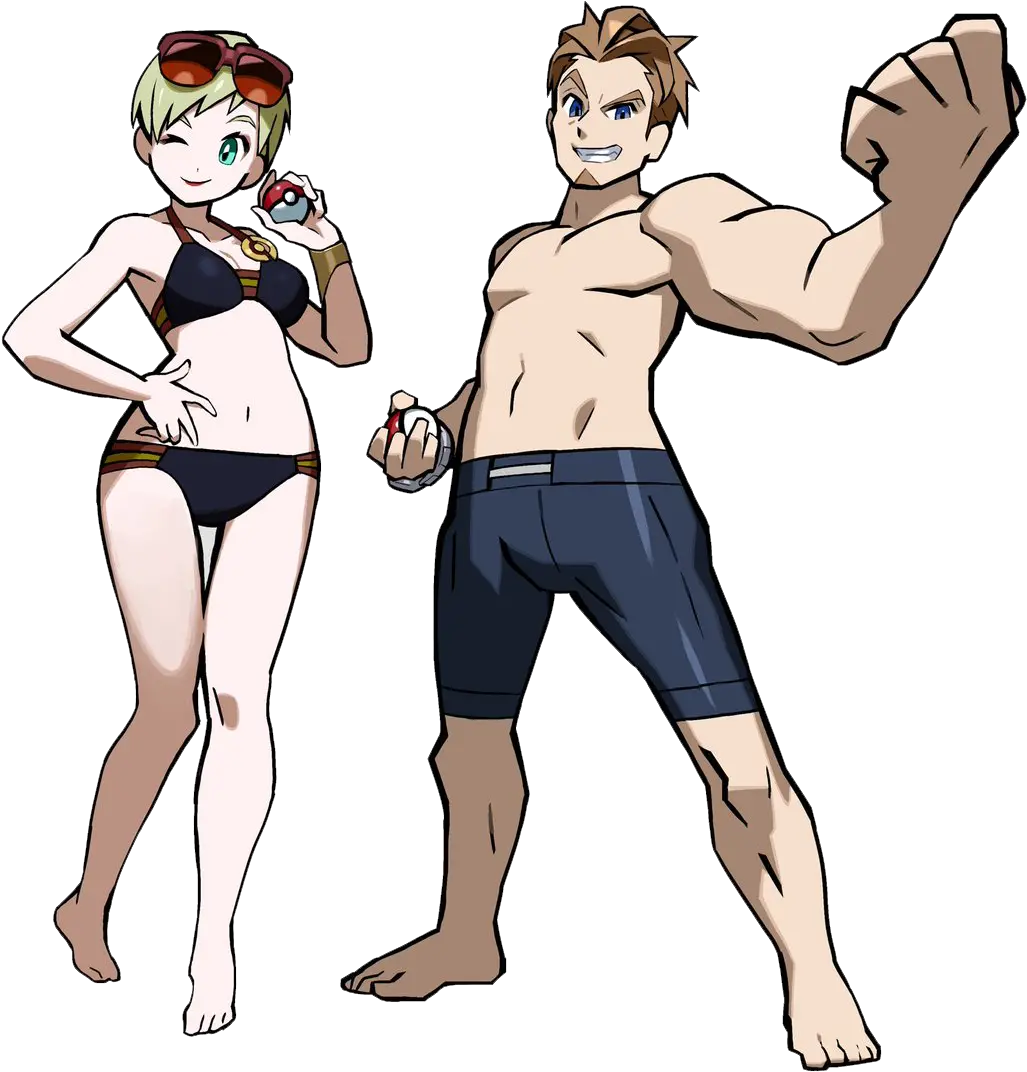  Swimmers Trainer Class Bulbapedia The Communitydriven Sailor Pokemon Trainer Class Png Swimmer Png