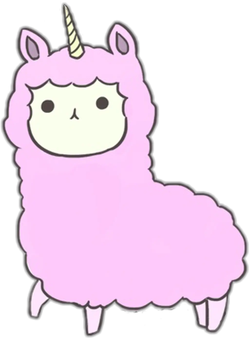  Llama Png Clipart 2 Image Rainbow Kawaii Llama Llama Png