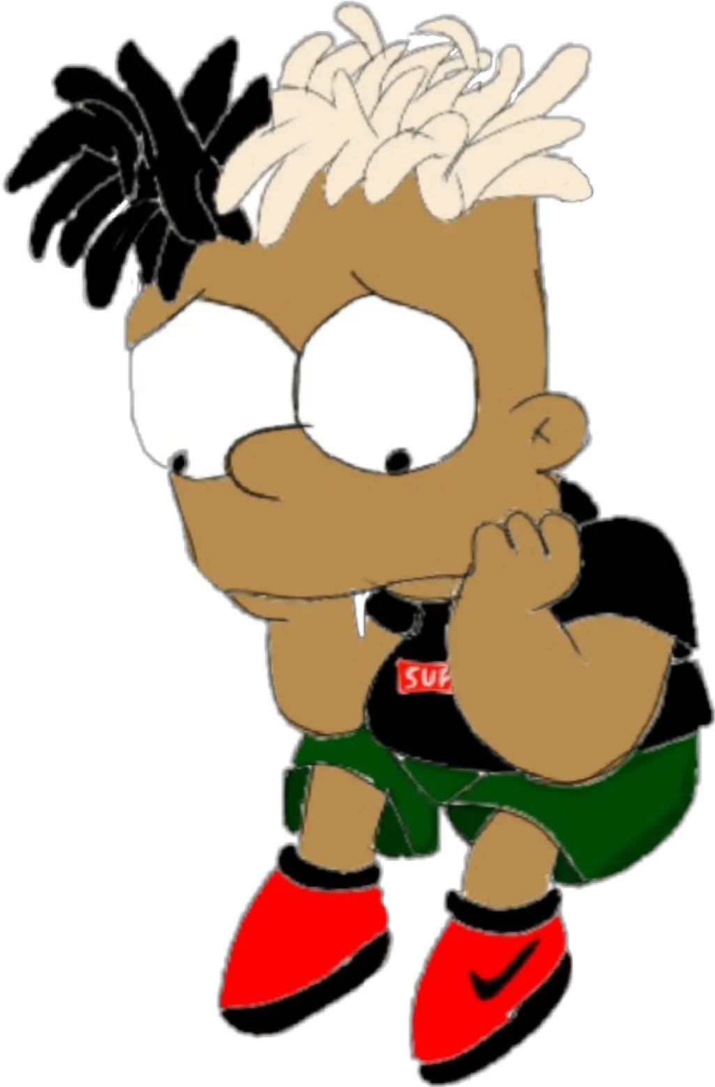  Bart Simpson Png Clipart Bart Simpson With Dreads Dreads Png