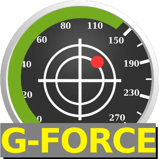  Speedometer With G Target Orange Icon Png G Force Icon