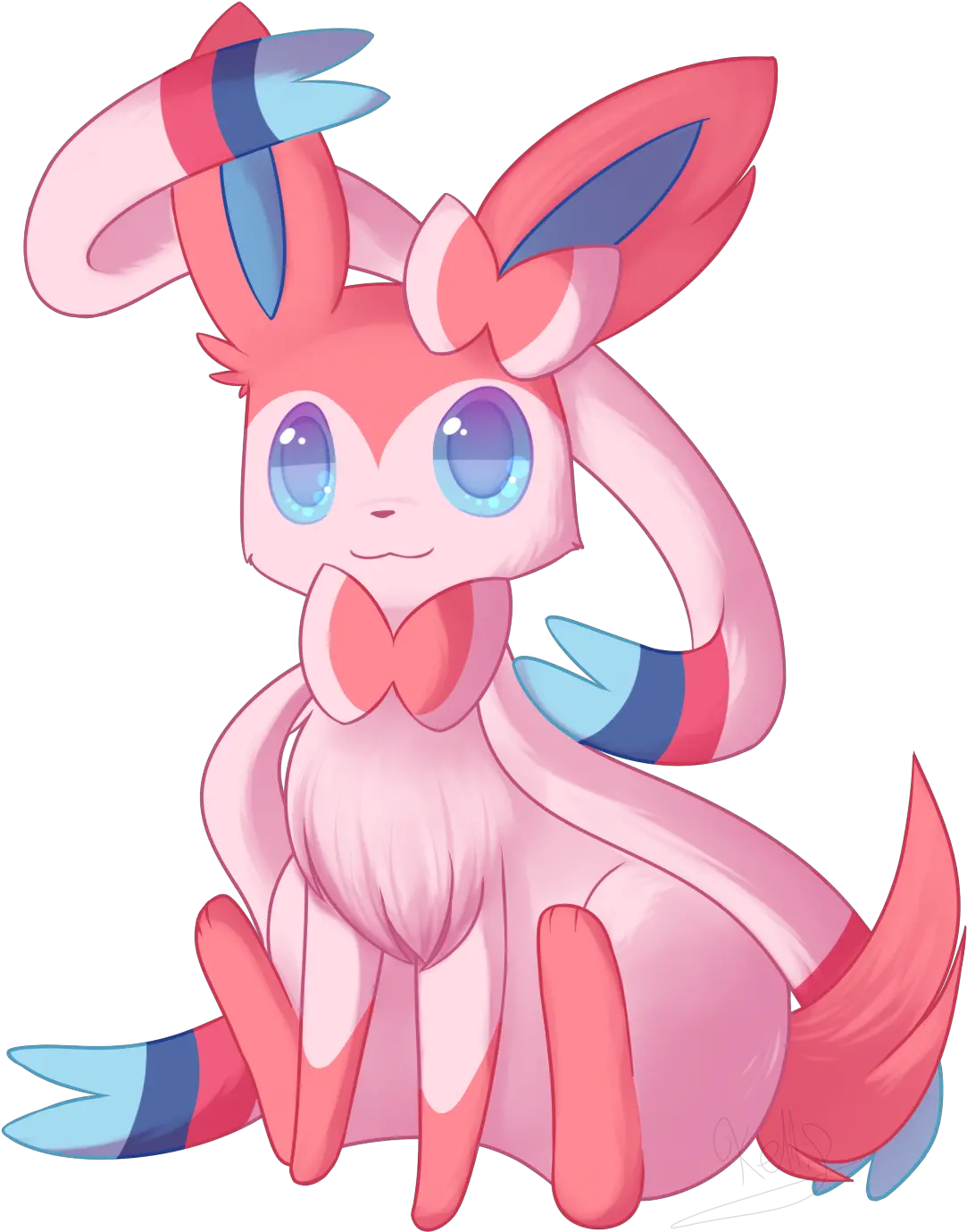  Sylveon Eevee Know Your Meme Sylveon Cute Eevee Evolutions Png Eevee Png