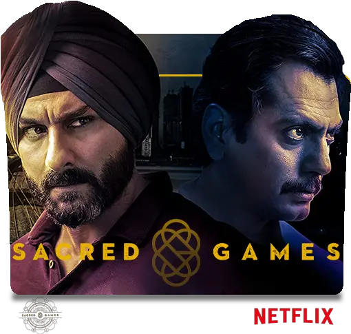  Sacred Games Tv Series Folder Icon 2018 Designbust Png Sacred Icon