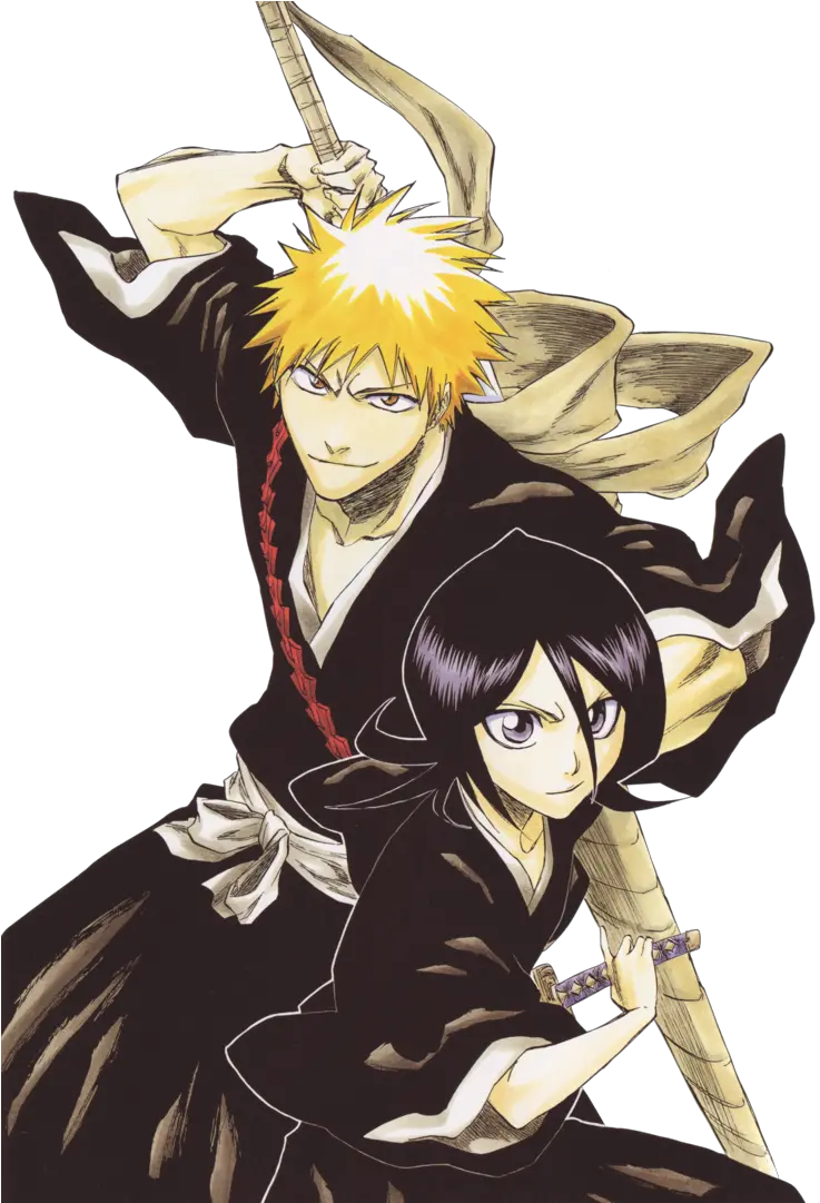  Bleach Png 4 Image Ichigo Kurosaki And Rukia Bleach Png