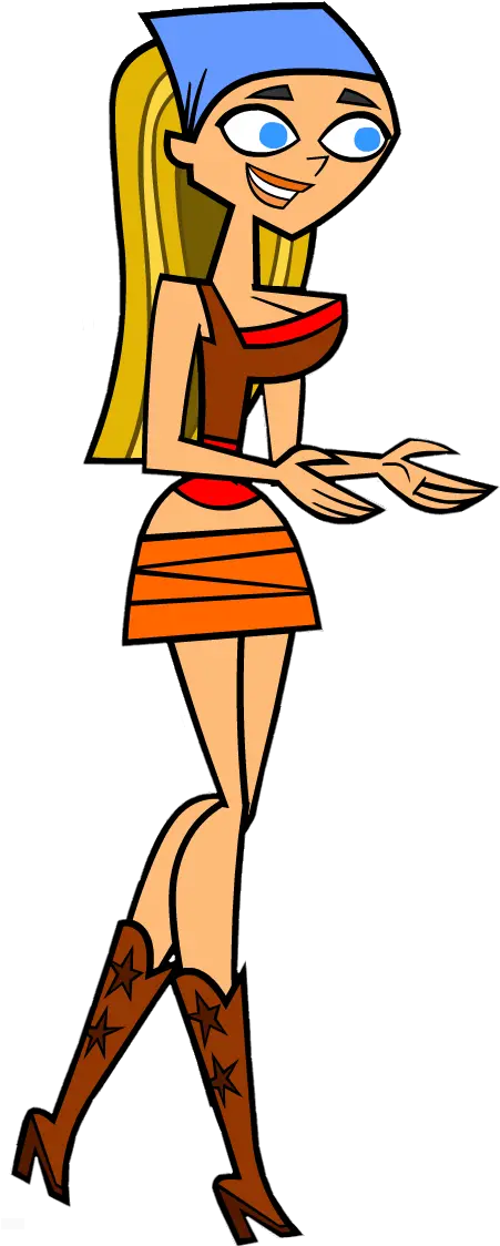  Total Drama Lindsay Hands Outstretched Lindsay In Total Drama Island Png Leg Transparent