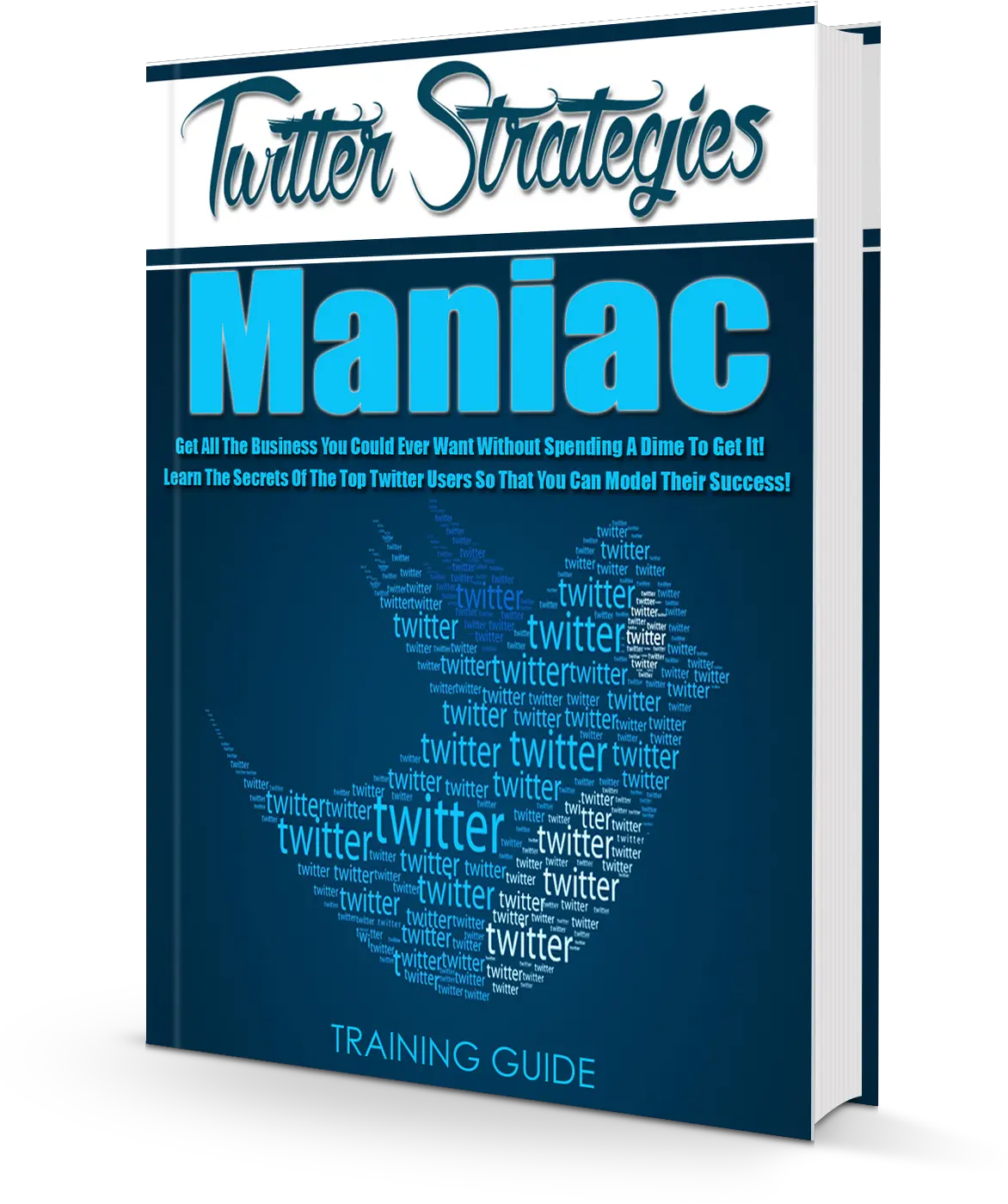  Twitter Strategies Maniac Book Cover Png Twiter Png