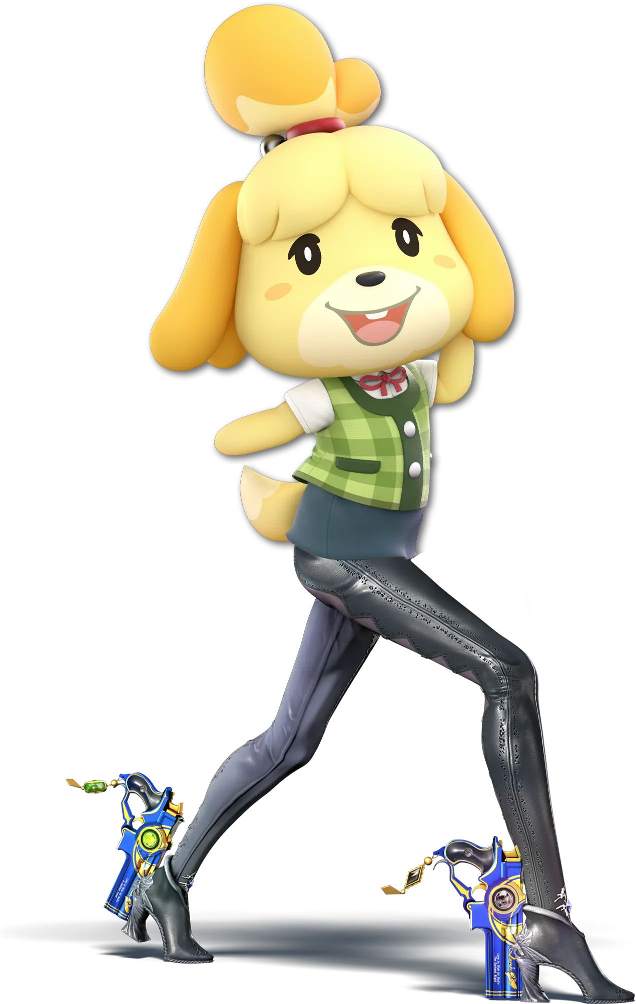  Isabellonetta Super Smash Brothers Ultimate Know Your Meme Isabelle Smash Png Bayonetta Png