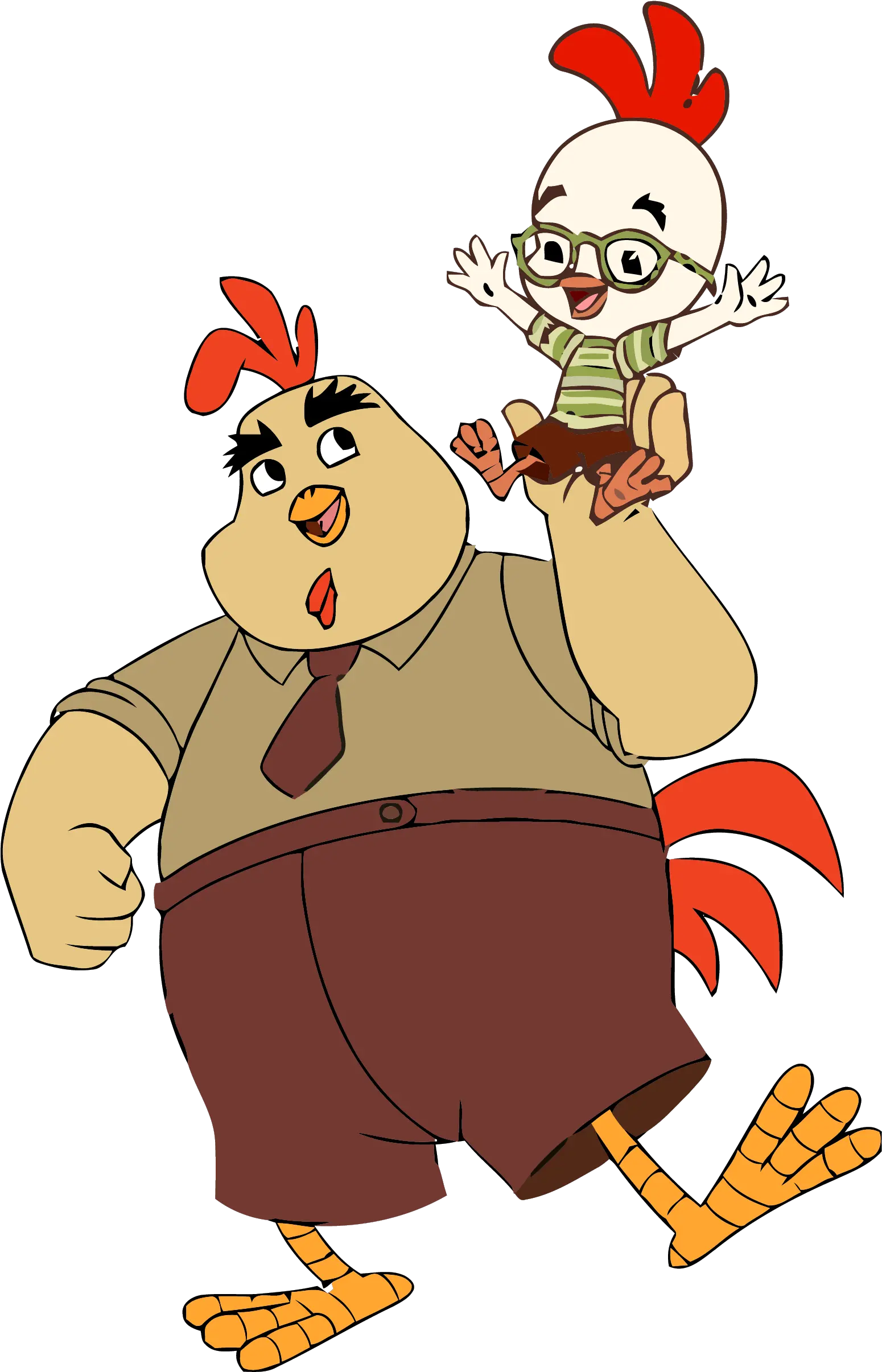  Chicken Little And Father Buck Clipart Disney Day Png Buck Png