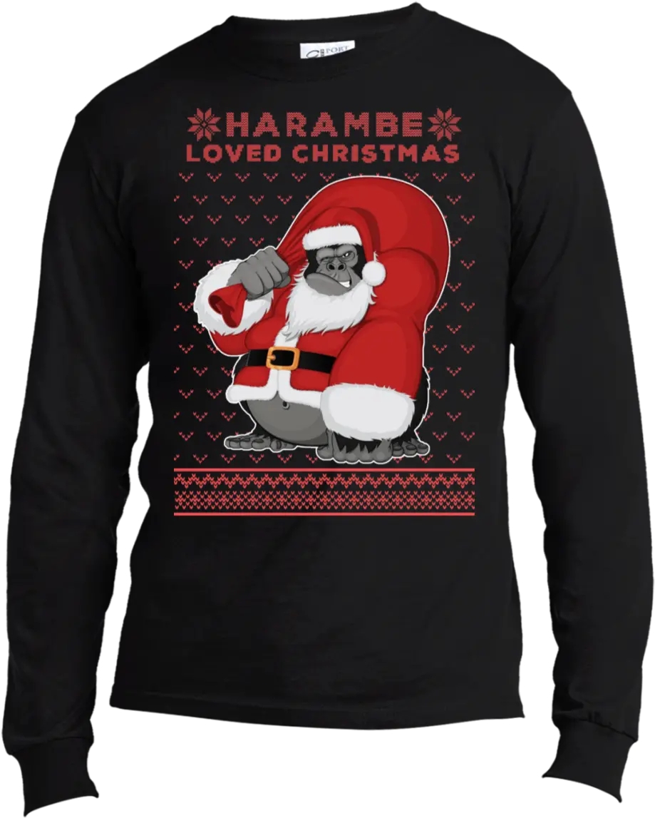  All I Want For Xmas Is Harambe Shirt Png