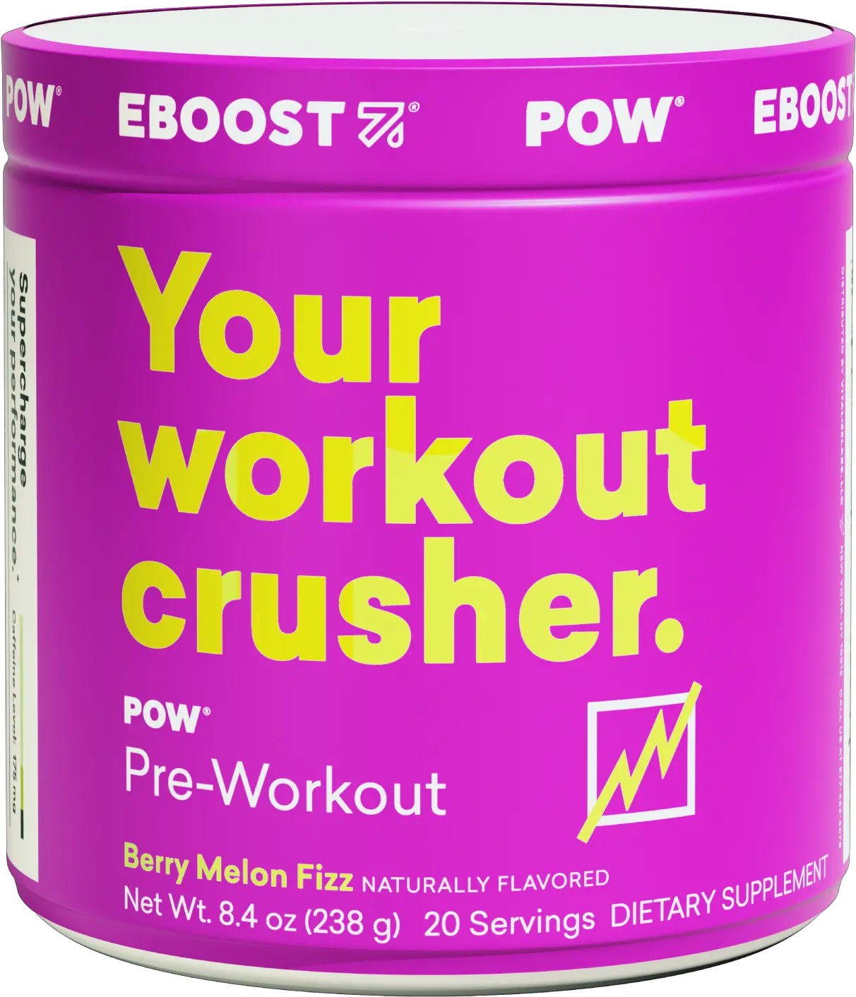  Pow Natural Pre Workout Eboost Png Pow Transparent