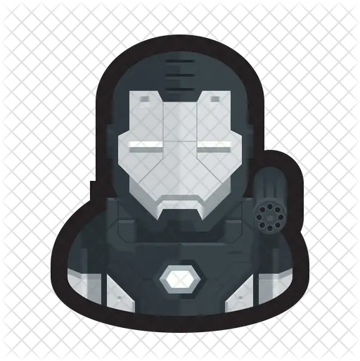  War Machine Icon Of Colored Outline War Machine Icon Png War Machine Png