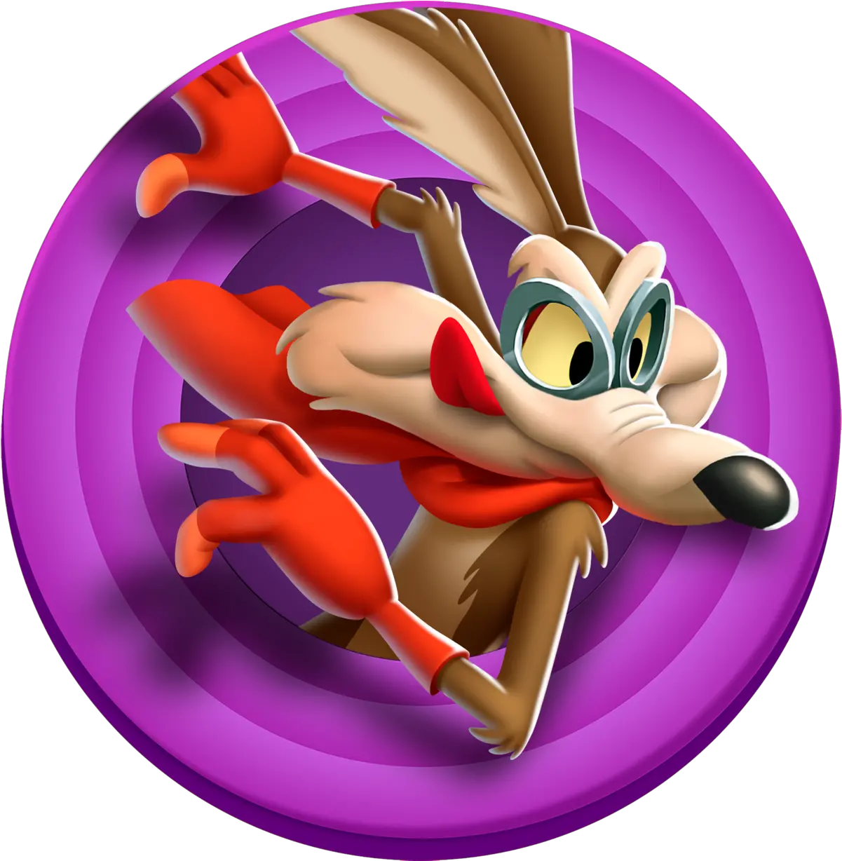  Speedskater Coyote Coyote Looney Tunes Png Coyote Png