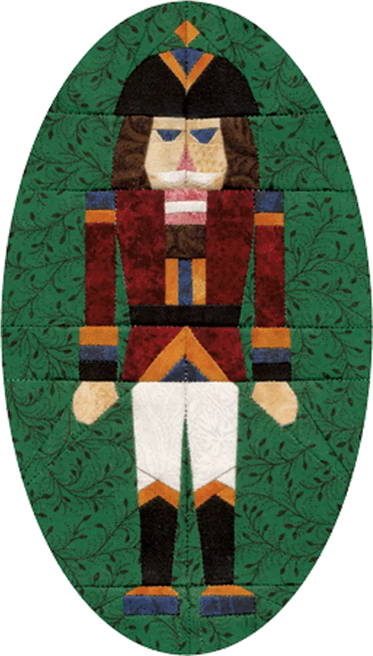  Nutcracker Ornament Paper Pieced Quilt Pattern Fictional Character Png Celestial Icon Of Angels