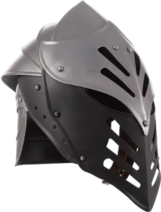  Steel Helmets Black Ice Helmet Png Crusader Helmet Png