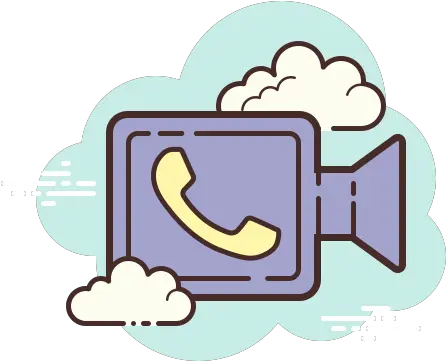  Video Call Icon In Cloud Style Video Call Icon Aesthetic Png Snapchat Video Icon