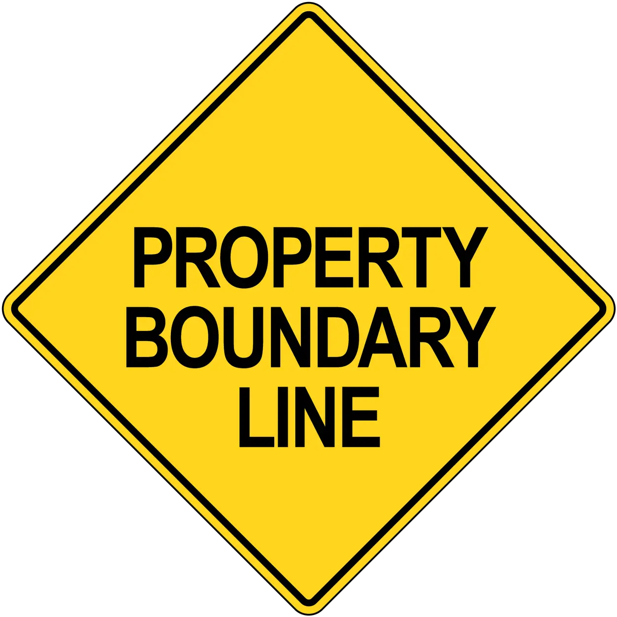  Property Boundary Line Markers Meaning Narrow Bridge Sign Png Marker Line Png