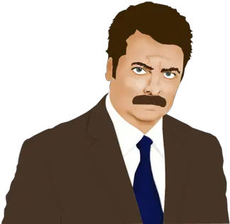  Ronswanson Projects Photos Videos Logos Illustrations Tuxedo Png Ron Swanson Icon