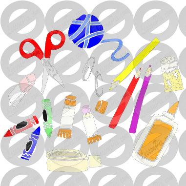  Art Supplies Stencil For Classroom Therapy Use Great Art Horizontal Png Art Supplies Png