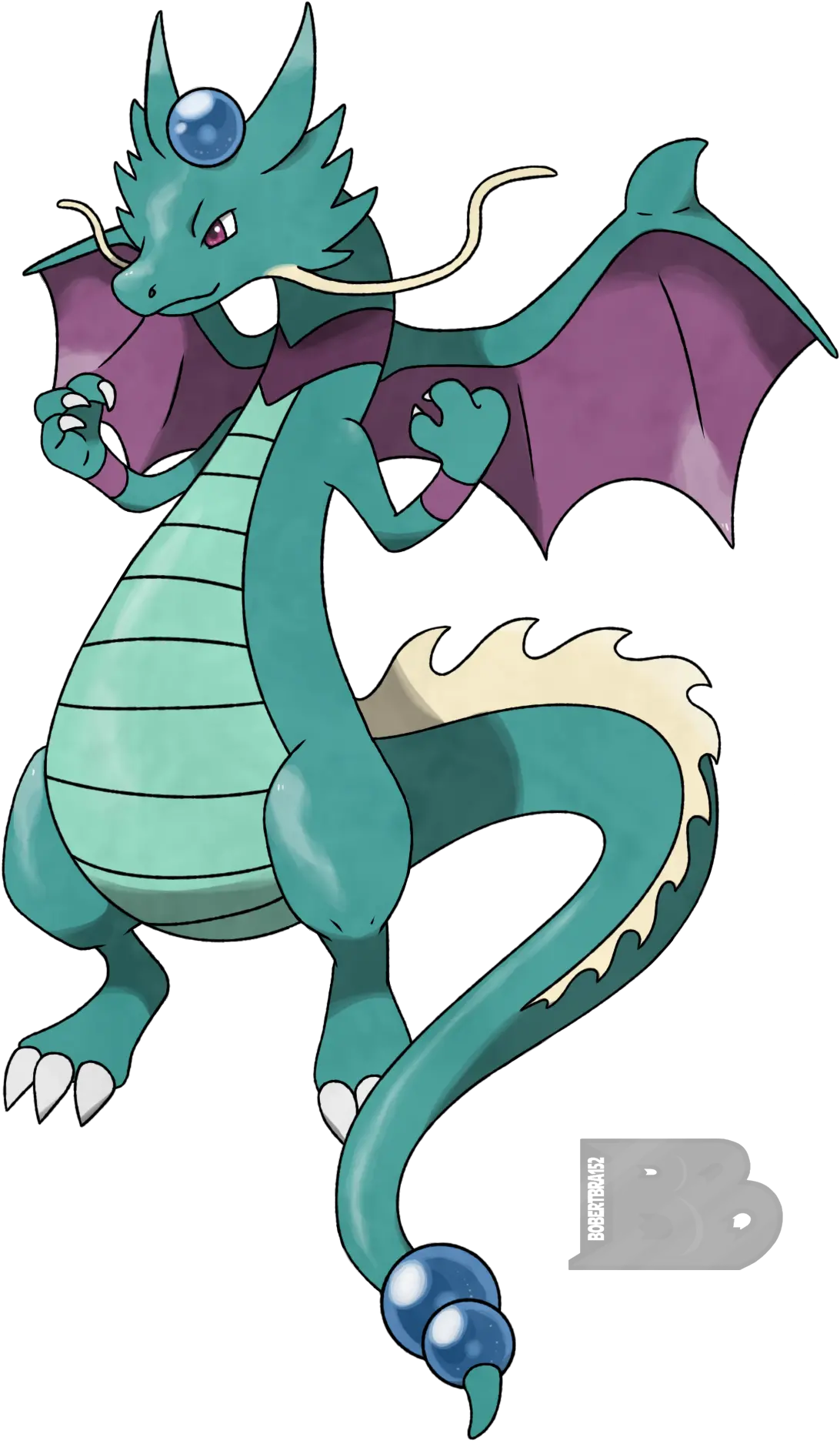  Download Mega Dragonite Commish By Bobertbra Mega Mega Dragonite In Pokemon Png Dragonite Transparent