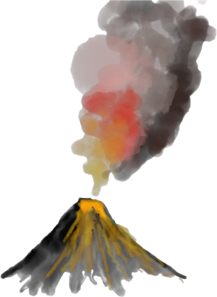  Lava Actually Wine With Dinner Watercolor Paint Png Volcano Png