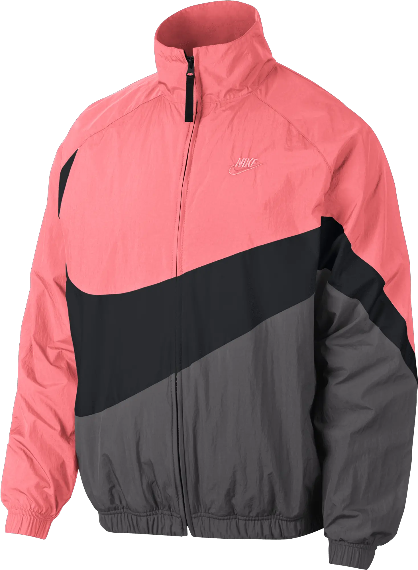  Nike Sportswear Woven Nike Swoosh Mens Windbreaker Png Swoosh Png