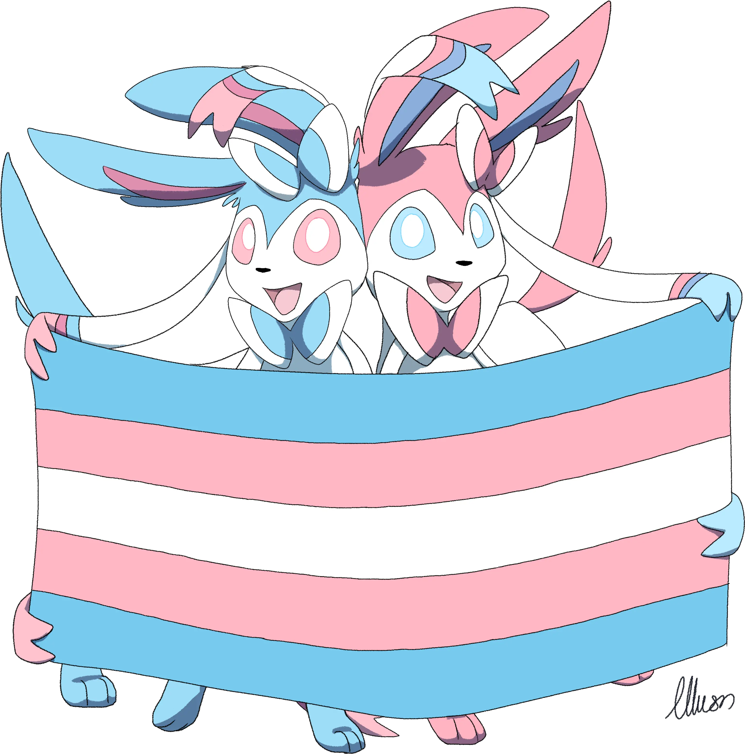  Gaymers Sylveon Says Trans Rights Png Sylveon Transparent