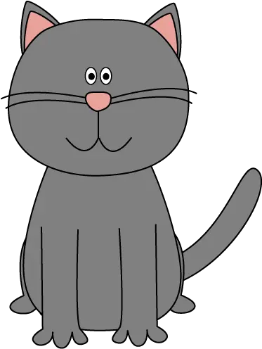  Gray Cat Image Grey Cat Clipart Png Cat Nose Png