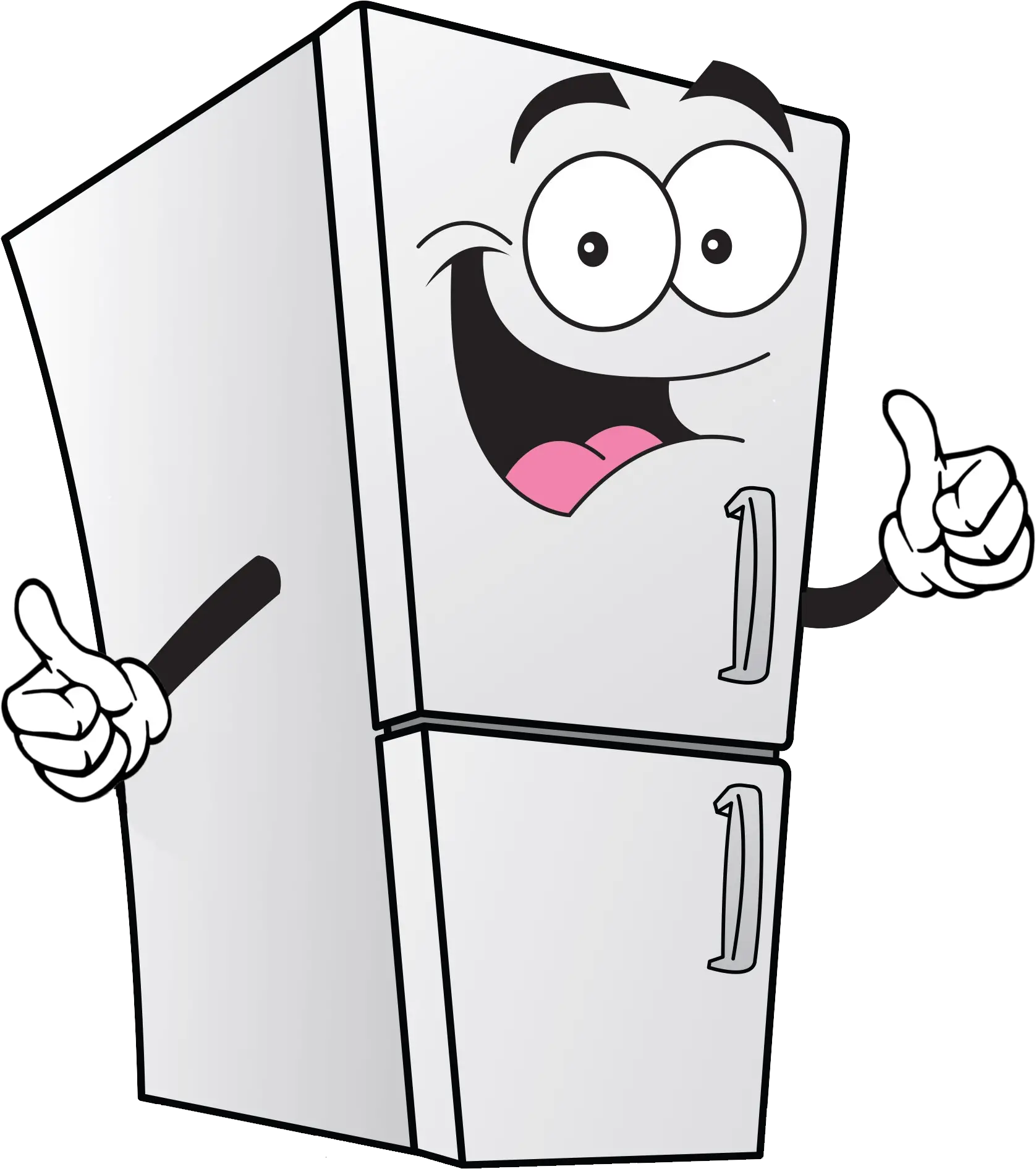  Happy Clipart Refrigerator Transparent Refrigerator Cartoon Png Refrigerator Png