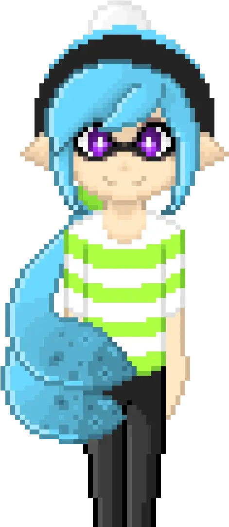  Inkling Oc Valerie Pixel Art Maker Cartoon Png Inkling Png