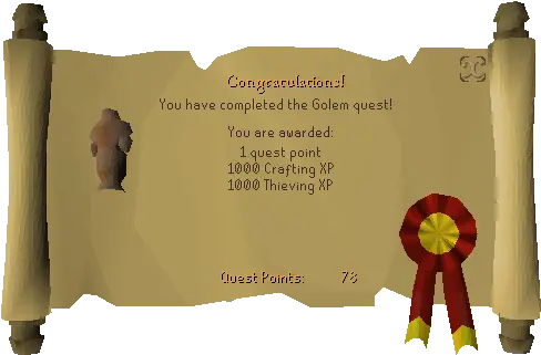  Golem Osrs Quest Rpgstash Kings Ransom Osrs Png Runescape Ironman Icon