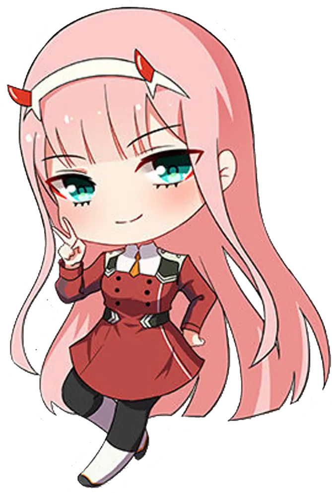  Acrylic Zero Two Chibi U2013 Tokyo Trending Darling In The Franxx 02 Chibi Png Zero Two Png