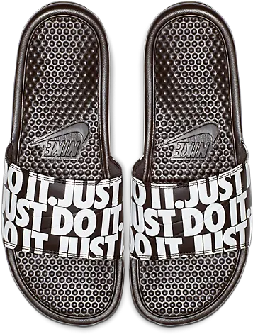  Nike Benassi Just Do It Print 631261 024 Sneakerjagers Shoe Png Just Do It Transparent