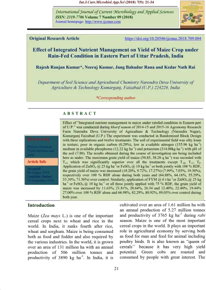  Tailieuxanh Effect Of Integrated Nutrient Management On Research Articles On Black Pepper Spices Png Rain Effect Png