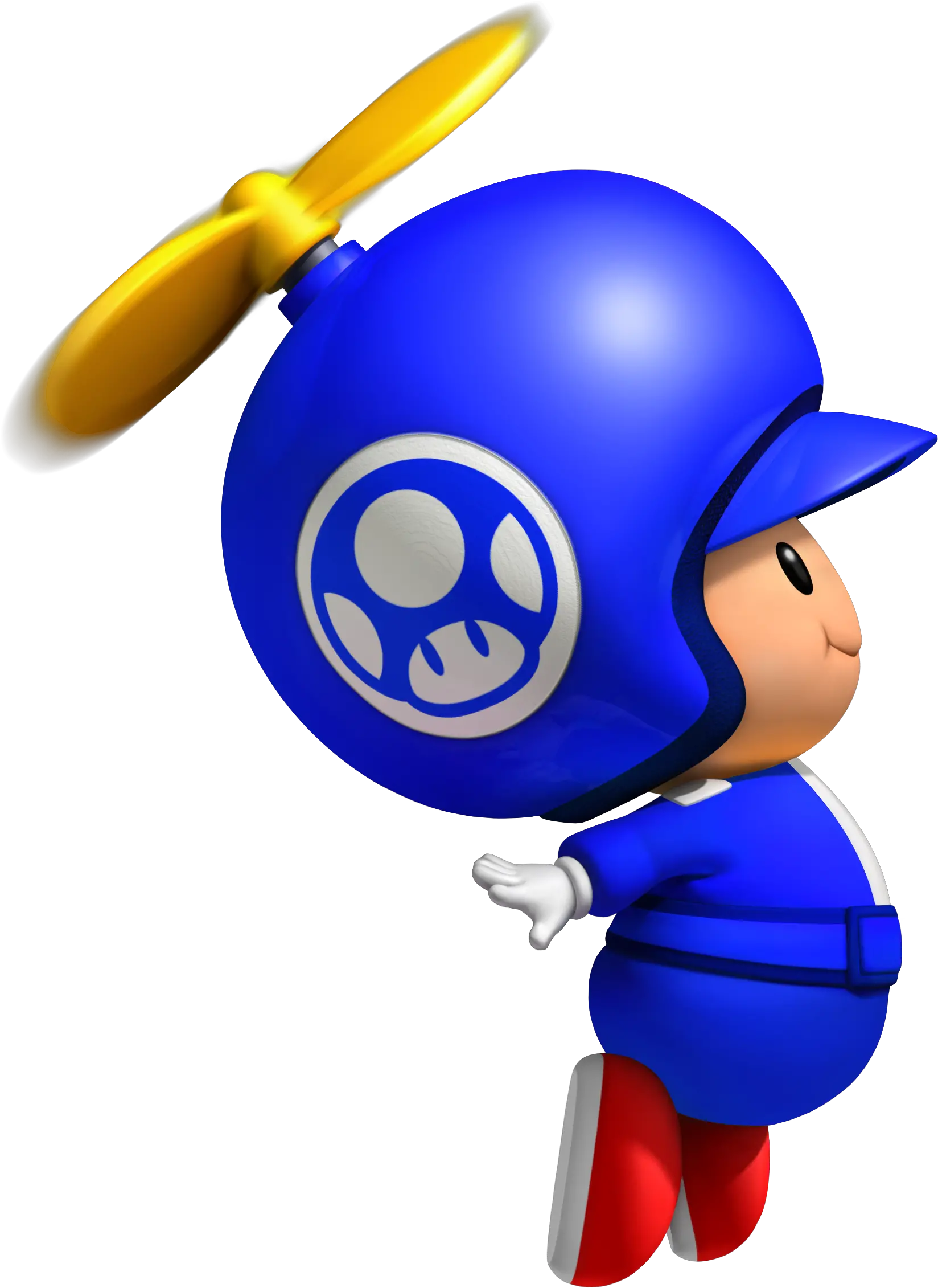  Download Blue Propeller Toad Pinterest Mario Bros Blue Toad Png Toad Png