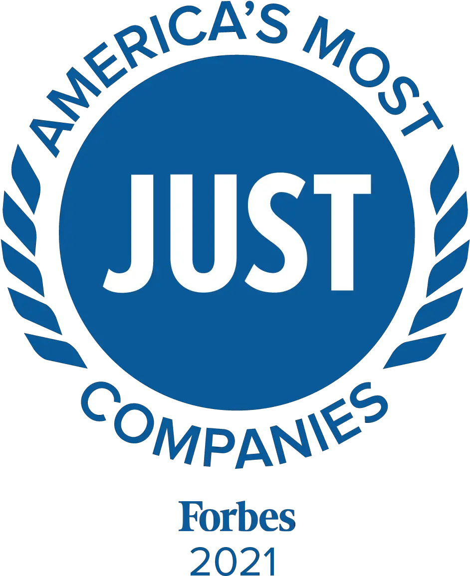  The Just 100 2021 Most Just Companies Png Forbes Logo Transparent