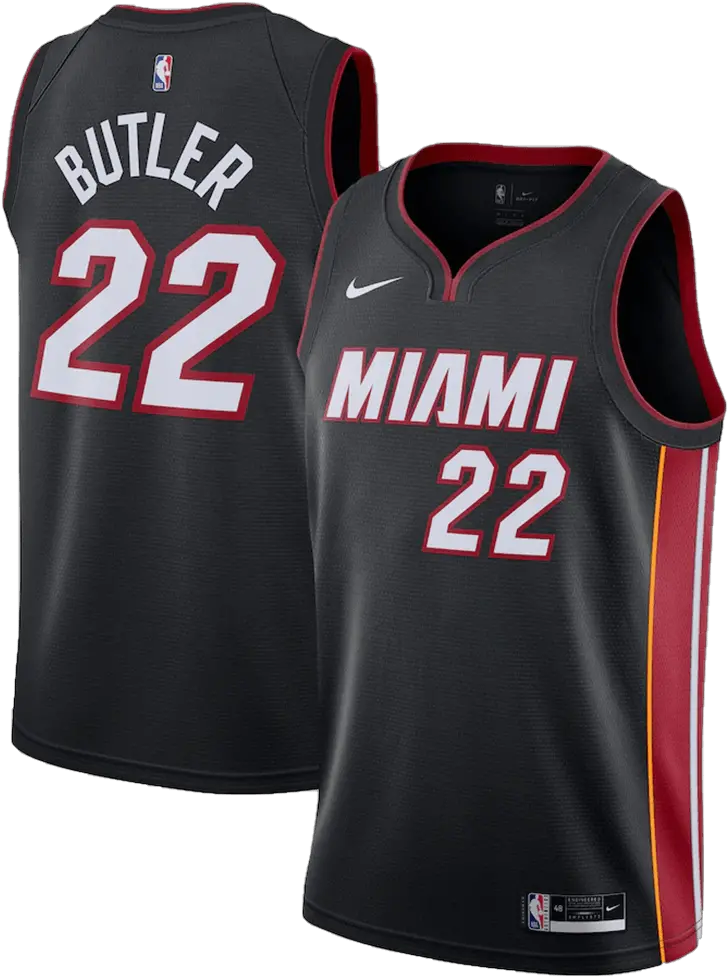  Jimmy Butler Miami Heat Jersey Black Png Butler Icon