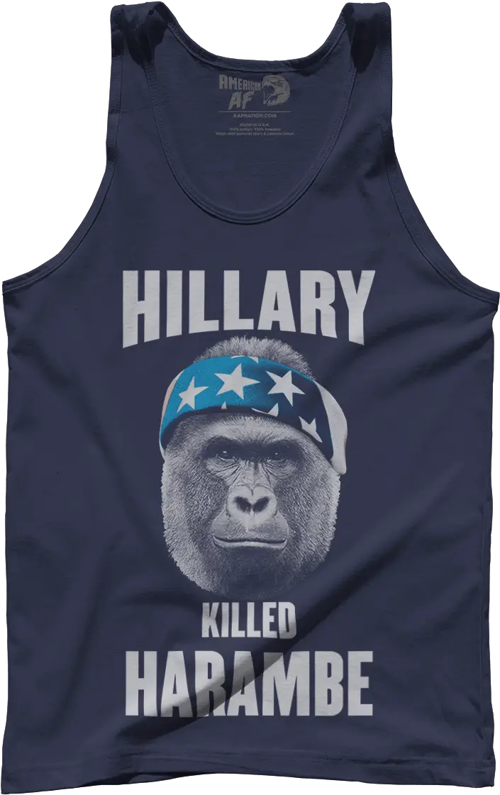  Download Hd Harambe Hillary Killed Hillary Killed Harambe Shirt Png Harambe Png