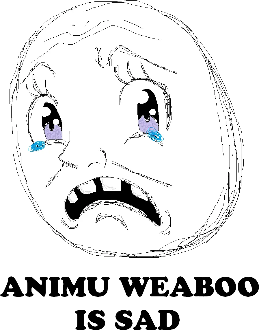  Sad Animu Face Rage Comics 26226303 Love Png Rage Face Transparent