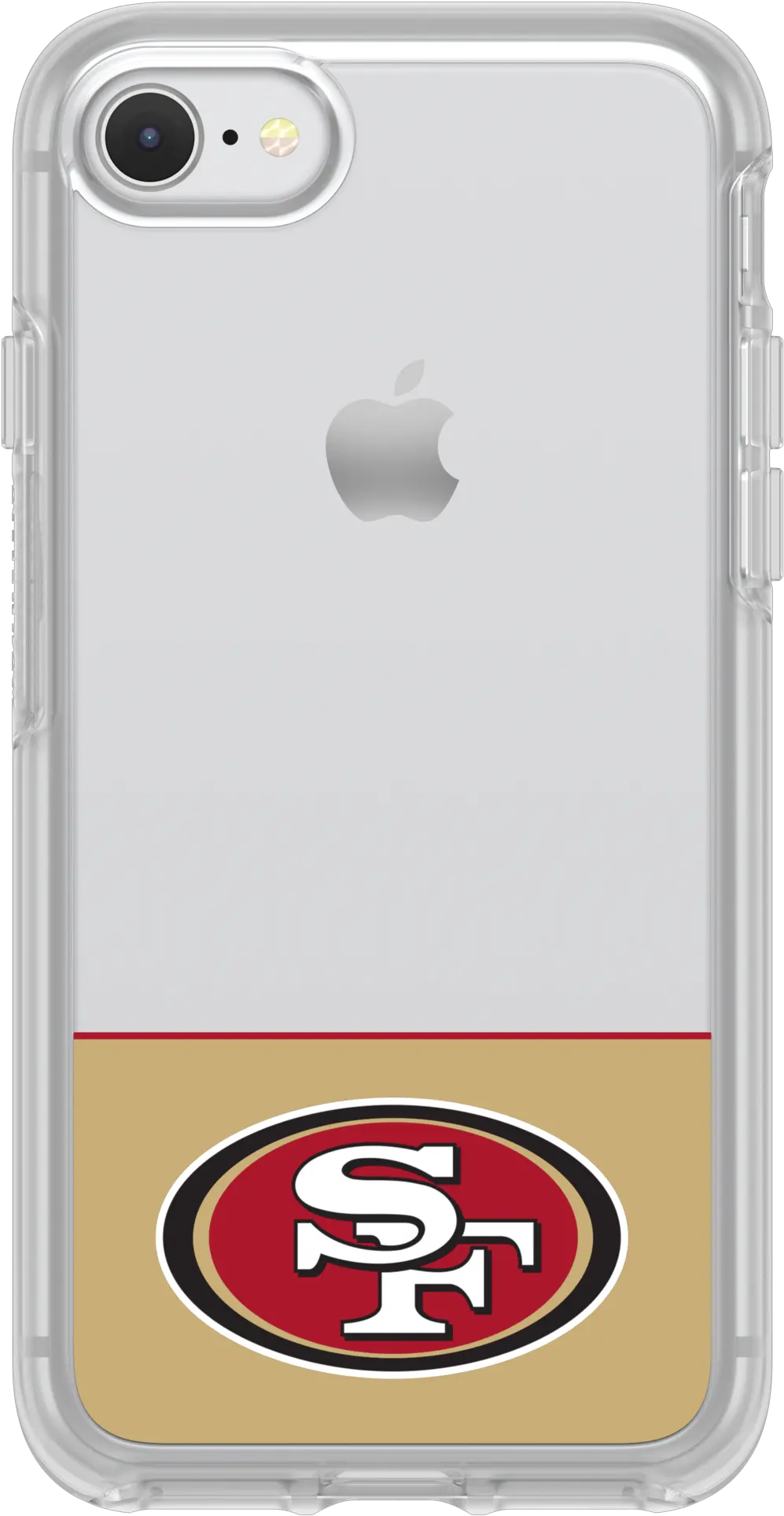  Otterbox Clear Symmetry Series Phone Case With San Francisco 49ers Logo San Francisco 49ers Png 49ers Logo Png