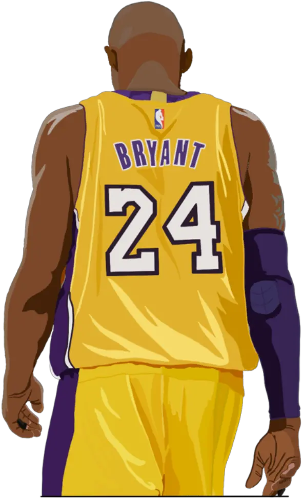  Kobe Bryant By Nika Kobe Bryant Jersey Png Kobe Bryant Transparent