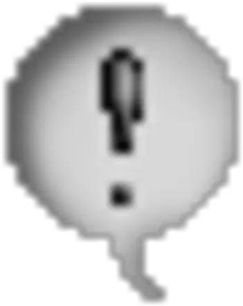  Exclamation Mark Mood Bubble Accessory Gaia Items Wiki Monochrome Png Red Exclamation Point Png