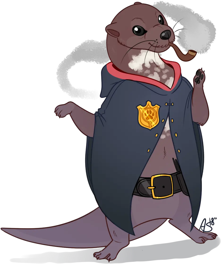  Otter Png Cartoon 565134 Vippng Fictional Character Otter Png